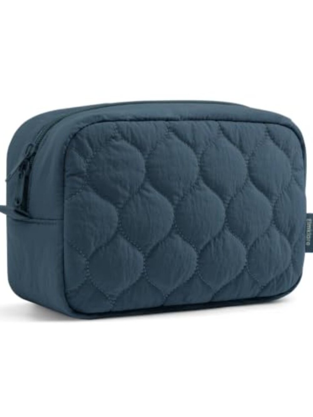 Puffy Quilted Nylon Travel Makeup Bag Organizer Cosmetic Pouch